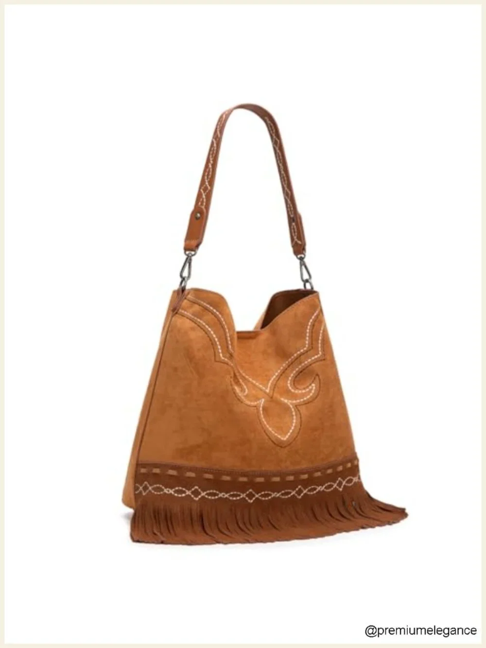 Montana West Fringe Suede Hobo Bag for Women Top Handle Shoulder